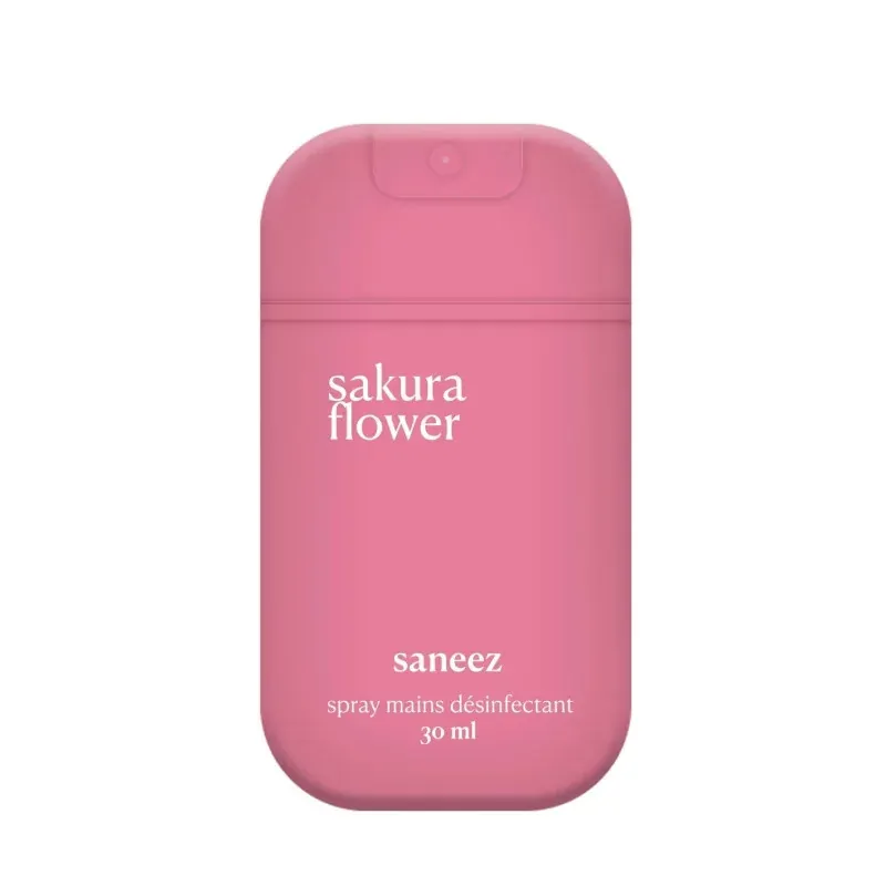 Saneez Spray Mains Désinfectant Sakura Flower 30ml - Univers Pharmacie