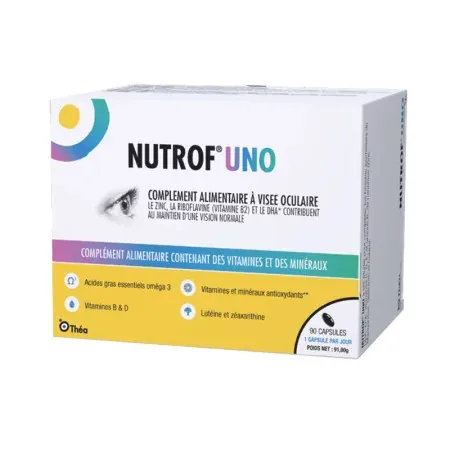 Nutrof Uno 90 capsules - Univers Pharmacie