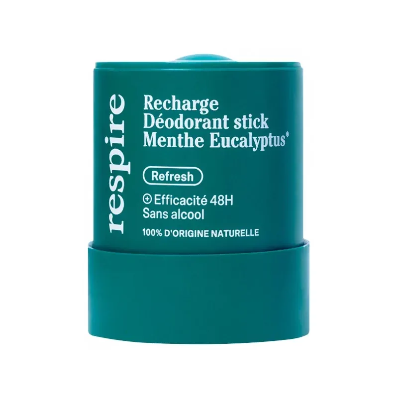 Respire Recharge Déodorant Stick Menthe Eucalyptus 50g - Univers Pharmacie