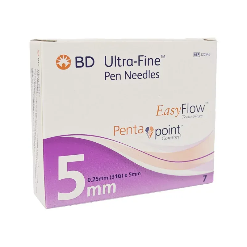 BD Ultra-Fine Pen Needles 0,25mm (31g) X 5mm 7 aiguilles - Univers Pharmacie