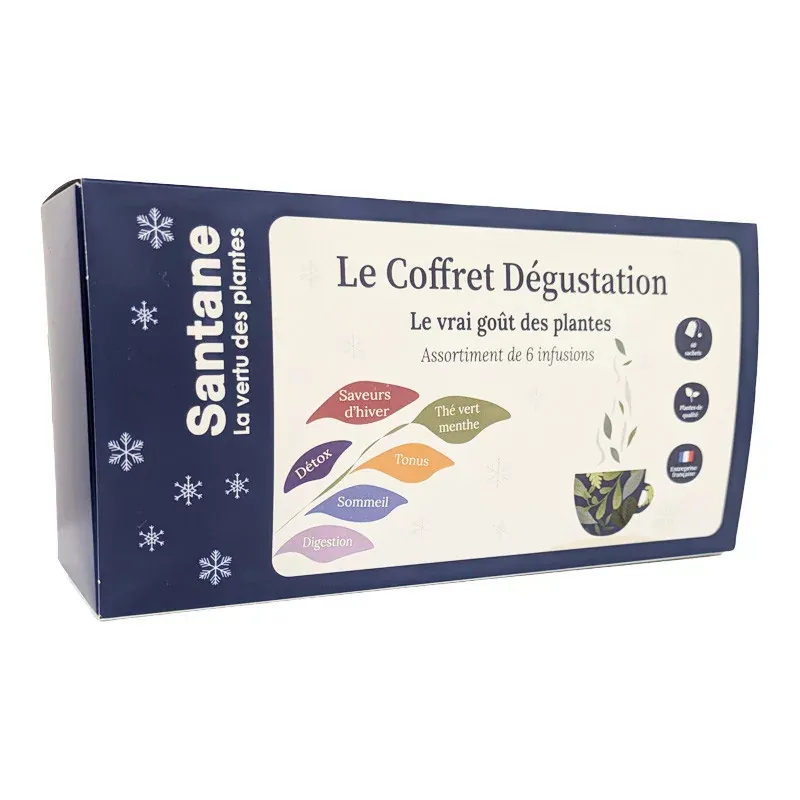 Santane Le Coffret Dégustation 6 infusions 60 sachets - Univers Pharmacie