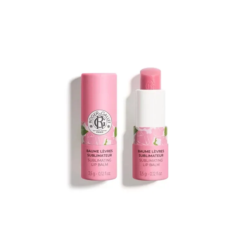 Roger&Gallet Baume Lèvres Sublimateur Rose 3,5g - Unviers Pharmacie