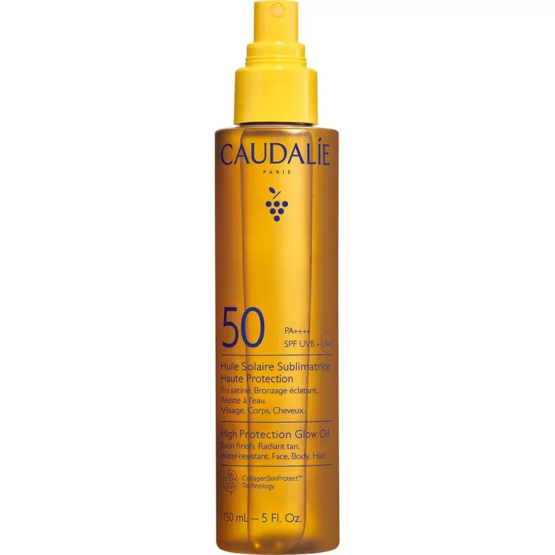 Caudalie Huile Solaire Sublimatrice Haute Protection SPF50 150ml - Univers Pharmacie