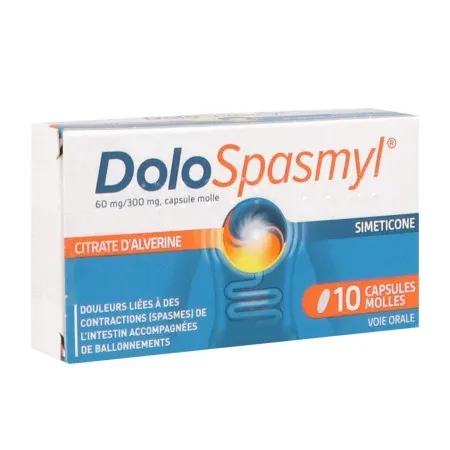 DoloSpasmyl 60mg/300mg 10 capsules molles - Univers Pharmacie