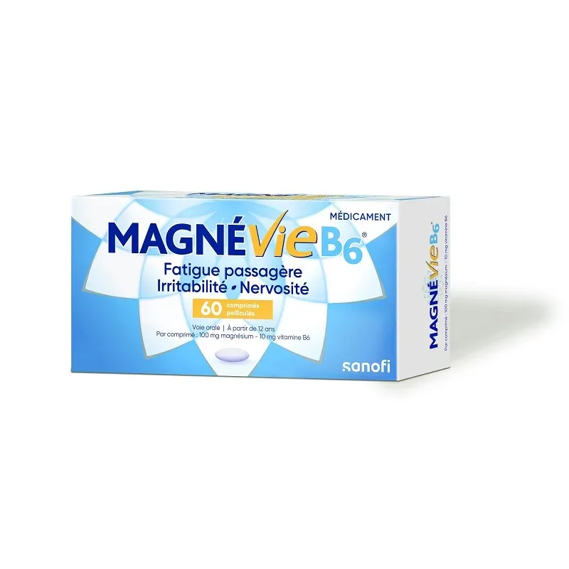 MagnéVie B6 60 comprimés - Univers Pharmacie