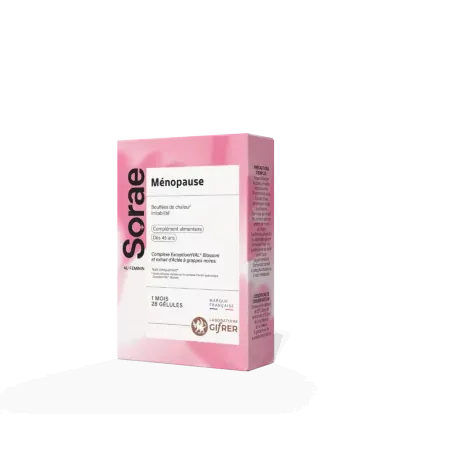 Sorae Ménopause 28 gélules - Univers Pharmacie