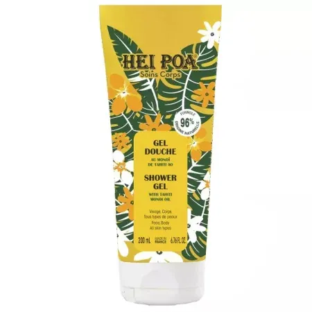 Hei Poa Gel Douche Monoï de Tahiti AO 200ml - Univers Pharmacie