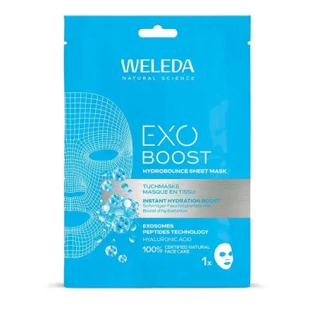 Weleda Exo Boost Hydrabounce Sheet Mask Masque en Tissu 20ml - Univers Pharmacie