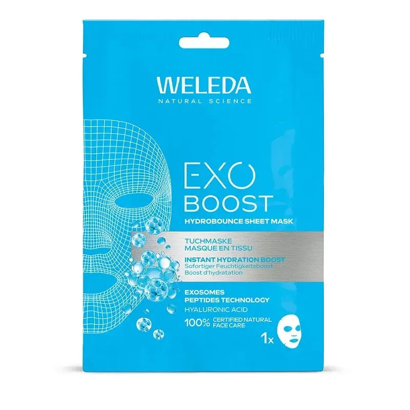 Weleda Exo Boost Hydrabounce Sheet Mask Masque en Tissu 20ml - Univers Pharmacie