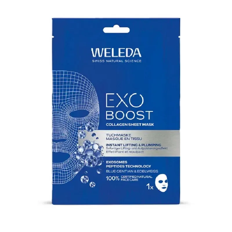 Weleda Exo Boost Collagen Sheet Mask Masque en Tissu 20ml - Univers Pharmacie