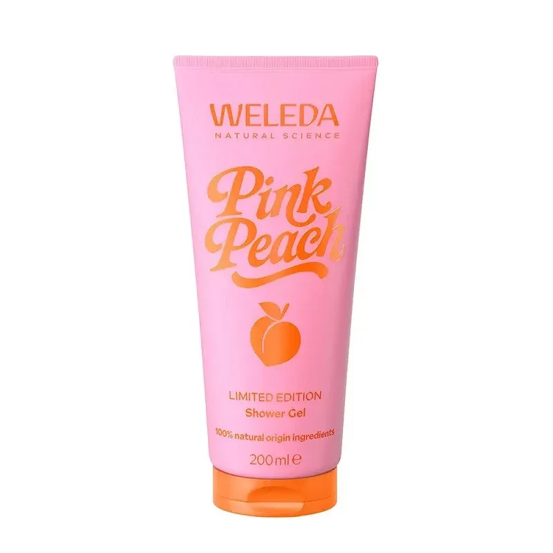 Weleda Pink Peach Gel Douche Édition Limitée 200ml - Univers Pharmacie