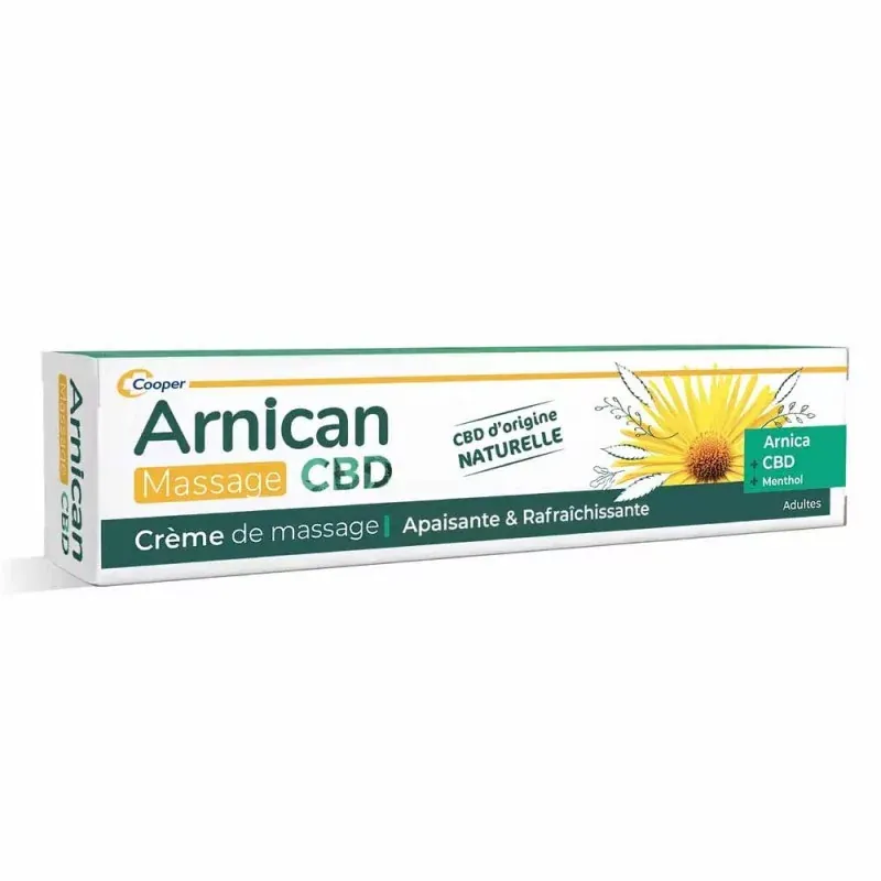Cooper Arnican Massage CBD Crème de Massage 60ml - Univers Pharmacie
