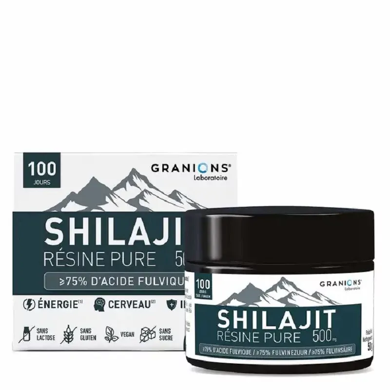 Granions Shilajit Pure Résine 500mg 50g