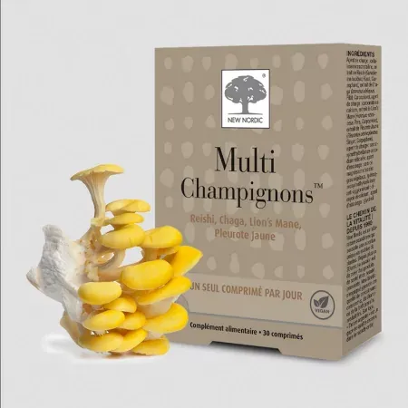 New Nordic Multi Champignons 30 comprimés