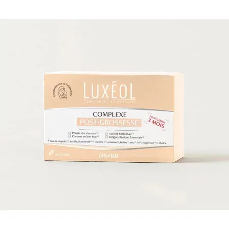 Luxéol Complexe Post-grossesse 90 gélules - Univers Pharmacie