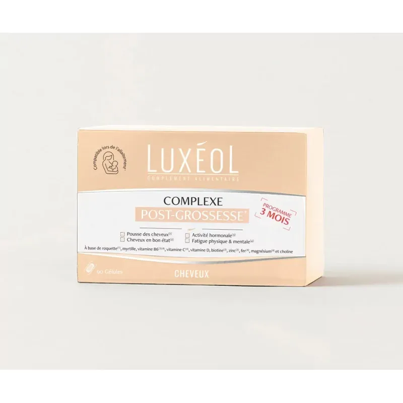 Luxéol Complexe Post-grossesse 90 gélules - Univers Pharmacie
