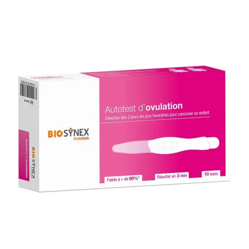 Biosynex Autotest d'ovulation X10 - Univers Pharmacie