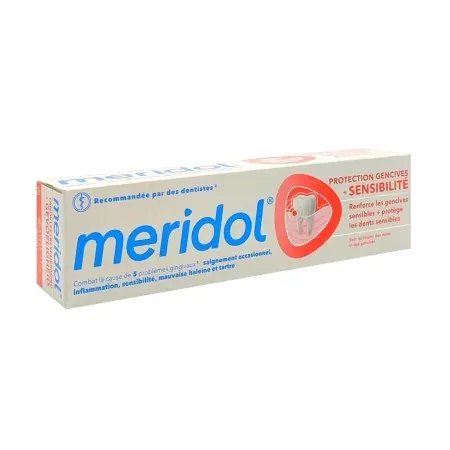 Meridol Dentifrice Protection Gencives + Sensibilité  75ml - Univers Pharmacie