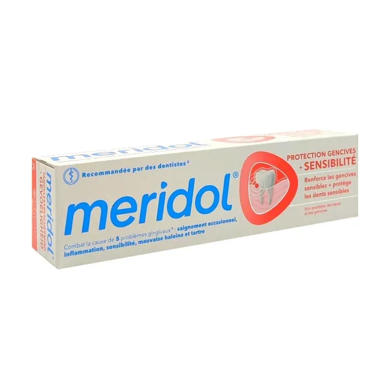 Meridol Dentifrice Protection Gencives + Sensibilité  75ml - Univers Pharmacie
