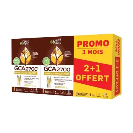 Santé Verte GCA 2700 Mobilité Articulaire 3X60 comprimés - Univers Pharmacie