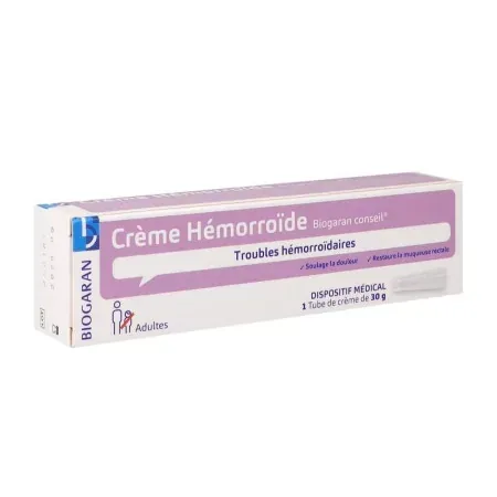Crème Hémorroïde Biogaran Conseil 30g - Univers Pharmacie