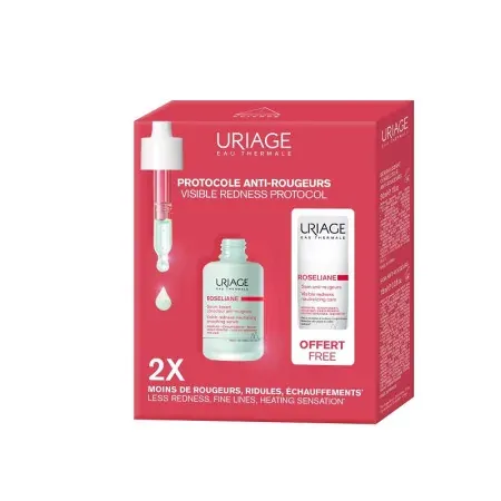 Uriage Roseliane Sérum Lissant 30ml+ Soin anti-rougeur 15ml offert - Univers Pharmacie