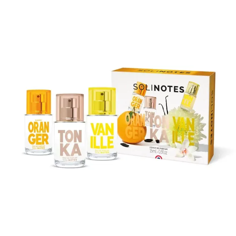 Solinotes Coffret Eaux de Parfum Oranger Tonka Vanille - Univers Pharmacie
