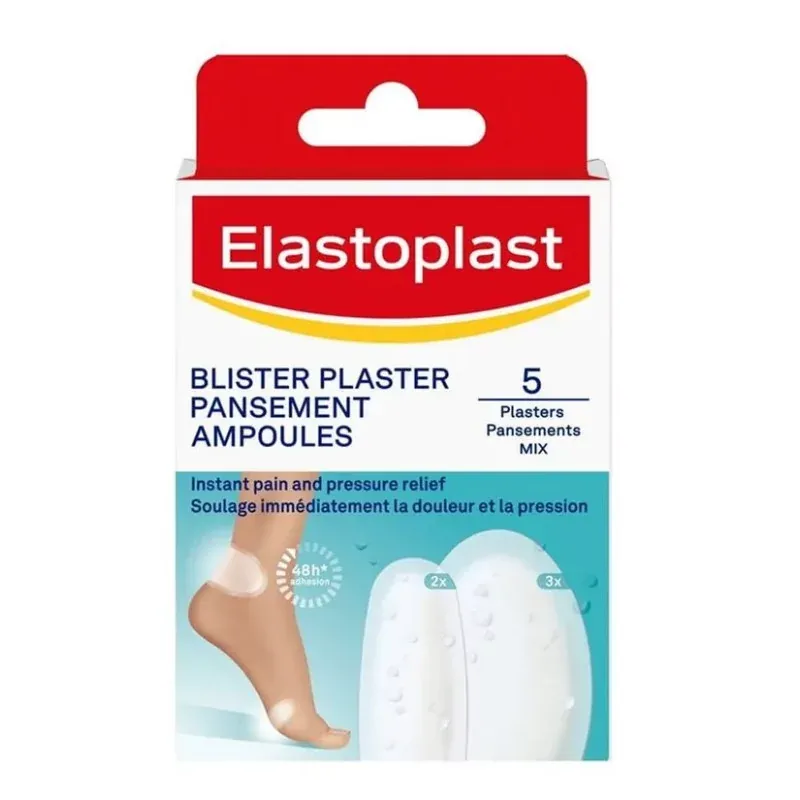 Elastoplast Blister Plaster Pansements Ampoules Mix X5 - Univers Pharmacie