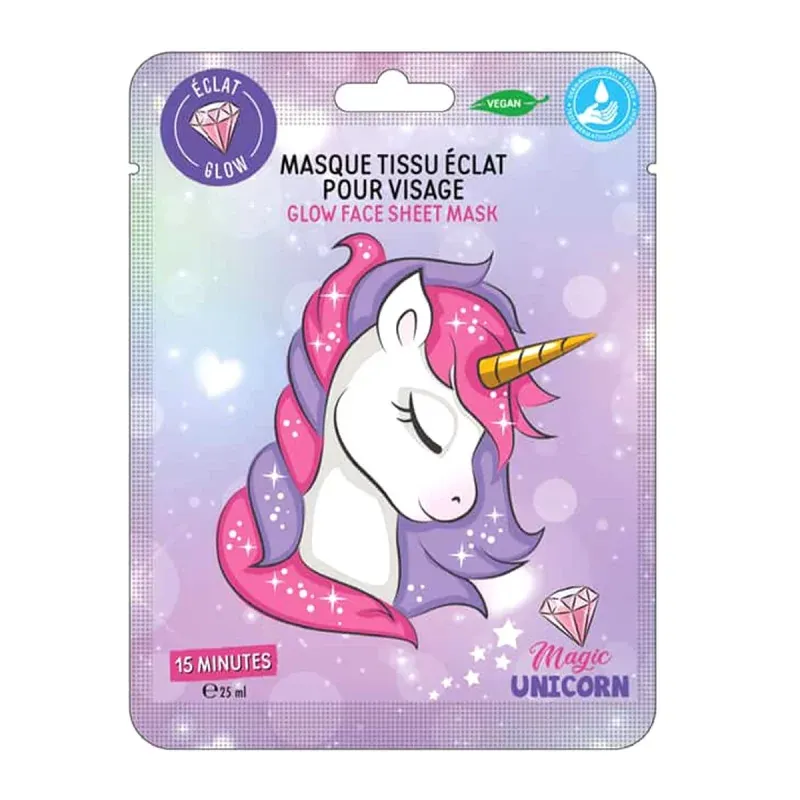 Take Care Licorne Masque Tissu Eclat Visage 25ml - Univers Pharmacie