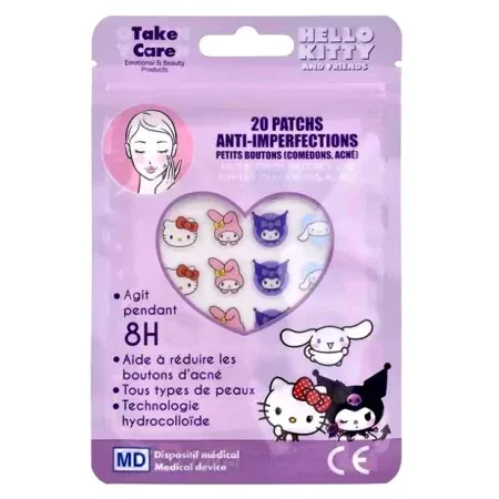 Take Care Hello Kitty & Friends 20 patchs anti-imperfections - Univers Pharmacie