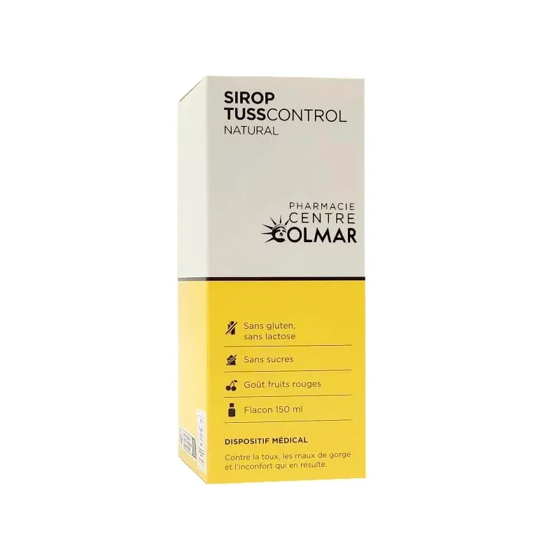 Pharmacie Centre Colmar Sirop Tusscontrol Natural 150ml - Univers Pharmacie