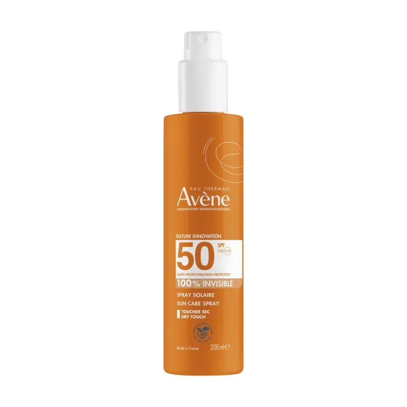 Spray Solaire 100% Invisible SPF50 Avène 200ml - Univers Pharmacie