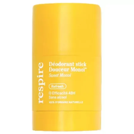 Respire Déodorant Stick Douceur Monoï 50ml - Univers Pharmacie