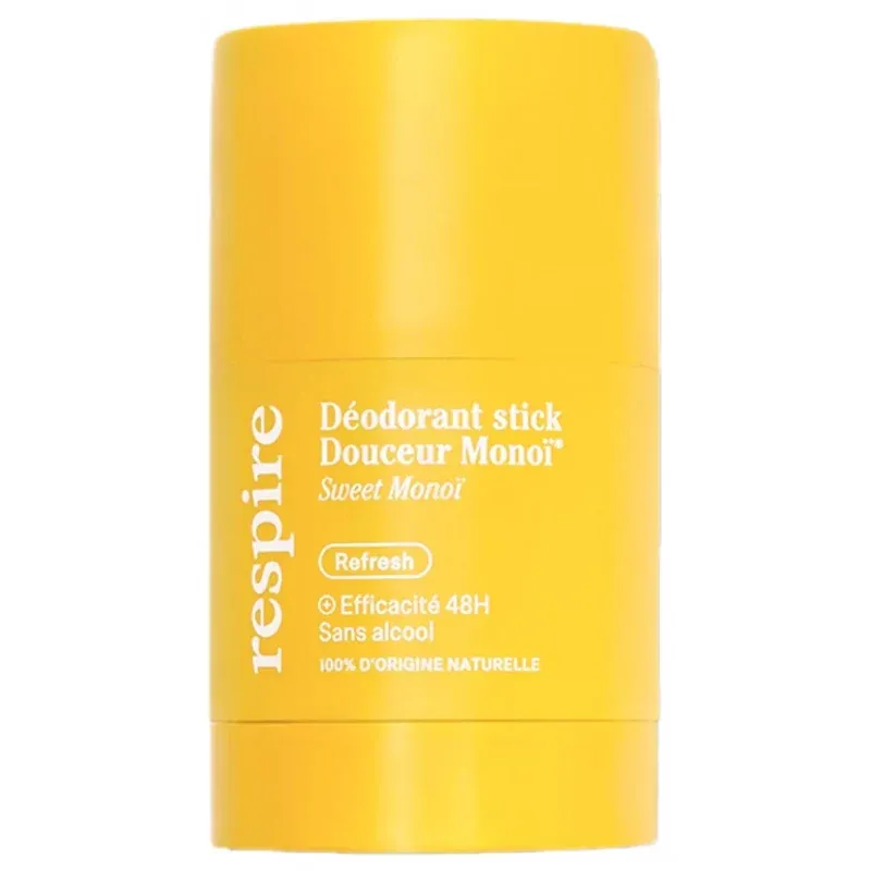 Respire Déodorant Stick Douceur Monoï 50ml - Univers Pharmacie