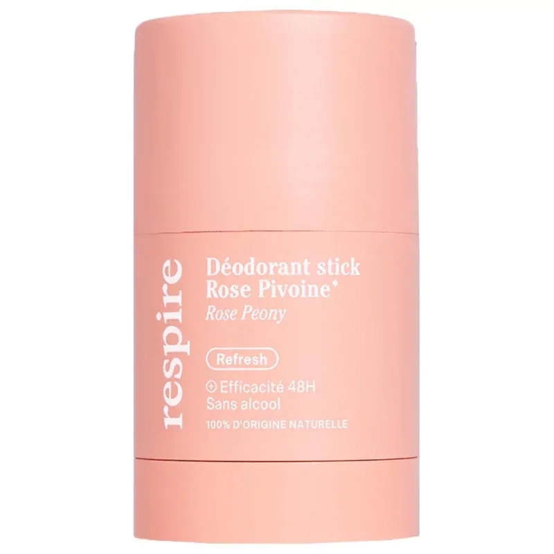 Respire Déodorant Stick Rose Pivoine 50g - Univers Pharmacie