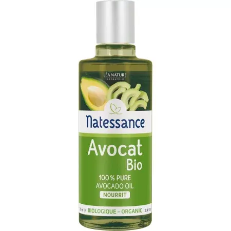 Natessance Huile d'Avocat Bio 50ml - Univers Pharmacie