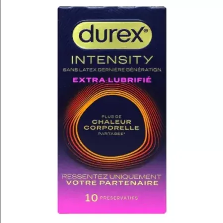 Durex Intensity sans latex 10 préservatifs - Univers Pharmacie