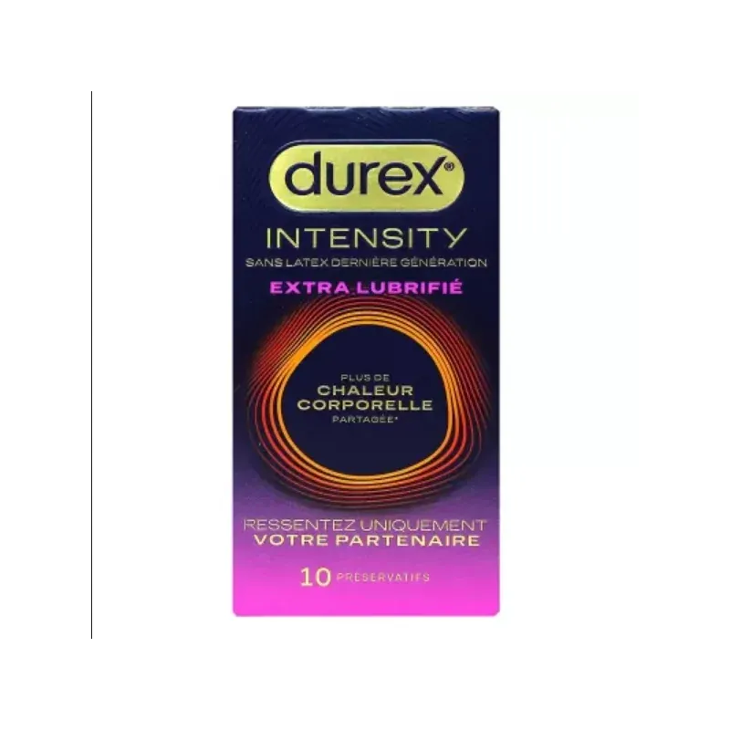 Durex Intensity sans latex 10 préservatifs - Univers Pharmacie