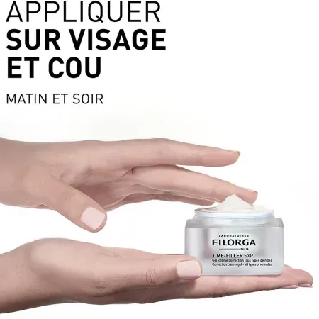 Filorga Time-Filler 5XP Gel-crème 50ml - Application