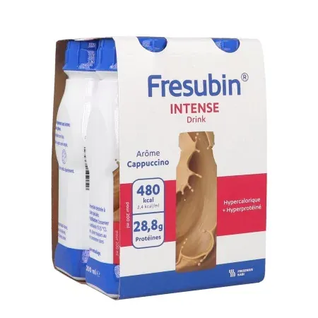 Fresubin Intense Drink Arôme Cappuccino 4X200ml - Univers Pharmacie