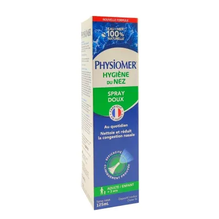 Physiomer Hygiène du Nez Spray Doux 125ml - Univers Pharmacie