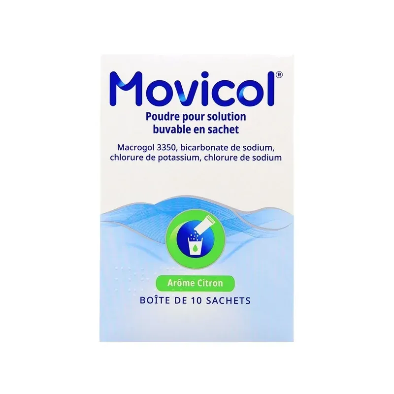 Movicol Solution Buvable Citron 20 sachets - Univers Pharmacie