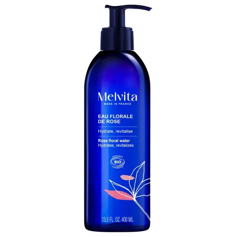 Melvita Eau Florale de Rose 400ml - Univers Pharmacie