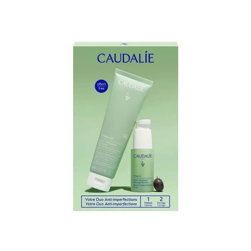 Caudalie Coffret Vinopure Sérum + Gelée Nettoyante - Univers Pharmacie