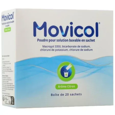 Movicol Solution Buvable Citron 20 sachets - Univers Pharmacie