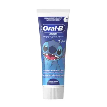 Oral-B Junior Dentifrice au Fluor 6+ Lilo & Stitch Saveur Douce 75ml - Univers Pharmacie