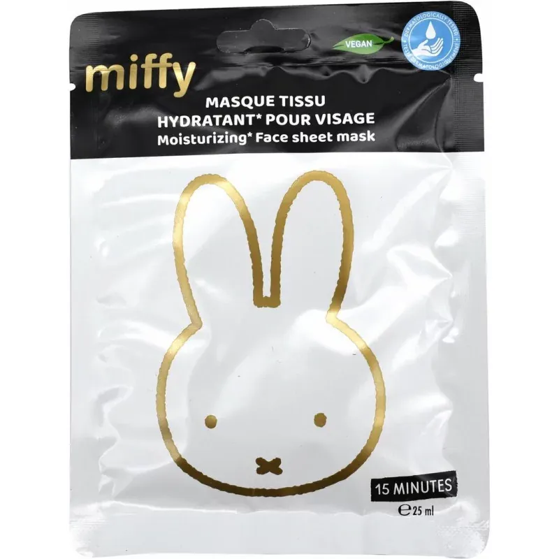 TakeCare Miffy Masque Tissu Hydratant Visage 25ml - Univers Pharmacie