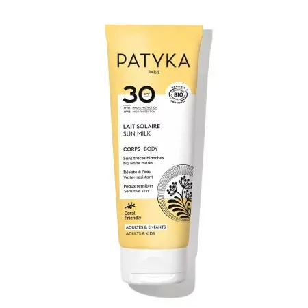 Patyla SPF30 Lait Solaire Corps Bio 100ml - Univers Pharmacie