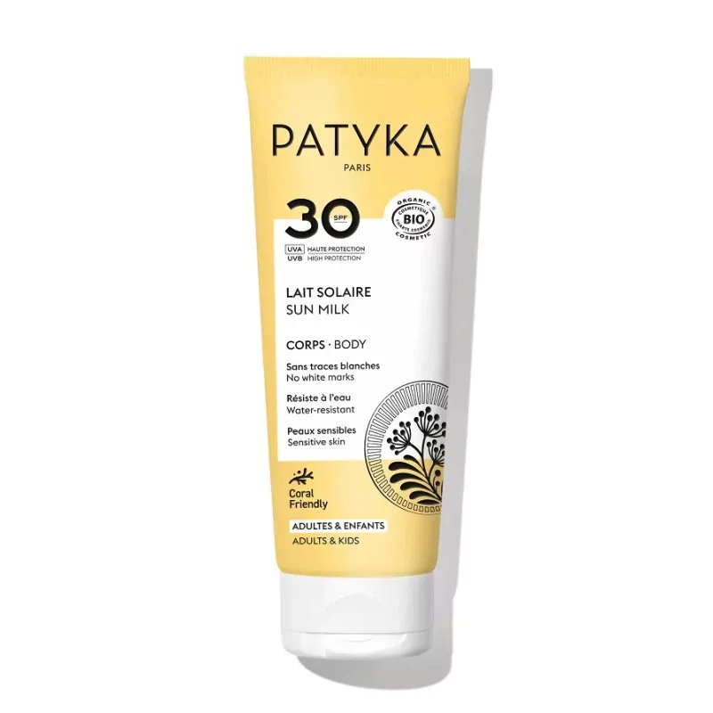 Patyla SPF30 Lait Solaire Corps Bio 100ml - Univers Pharmacie