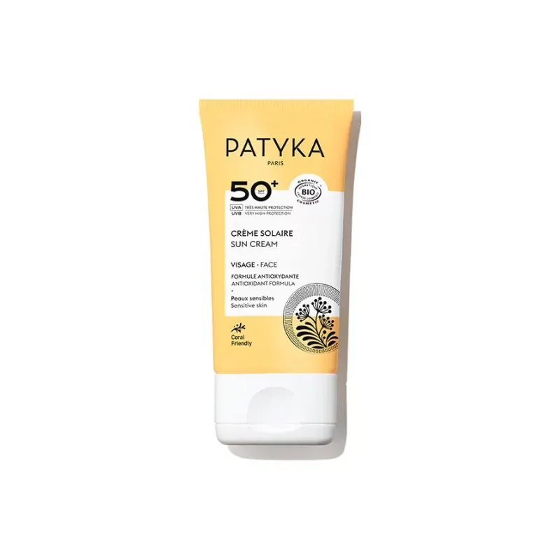 Patyka SPF50+ Crème Solaire Visage Bio 40ml - Univers Pharmacie